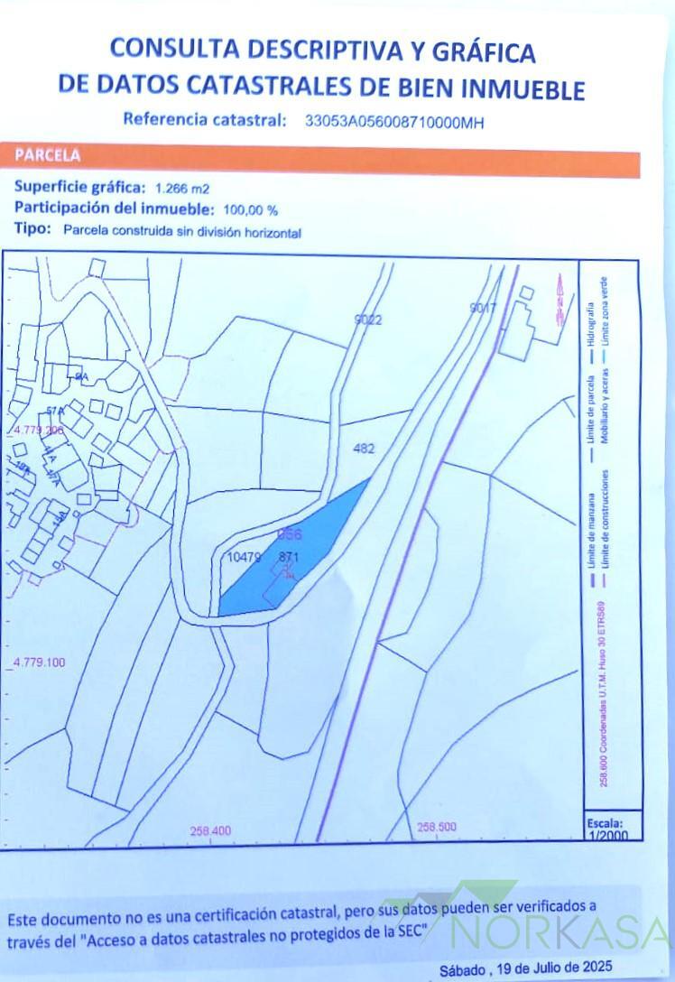 Venta de nave en Quirós