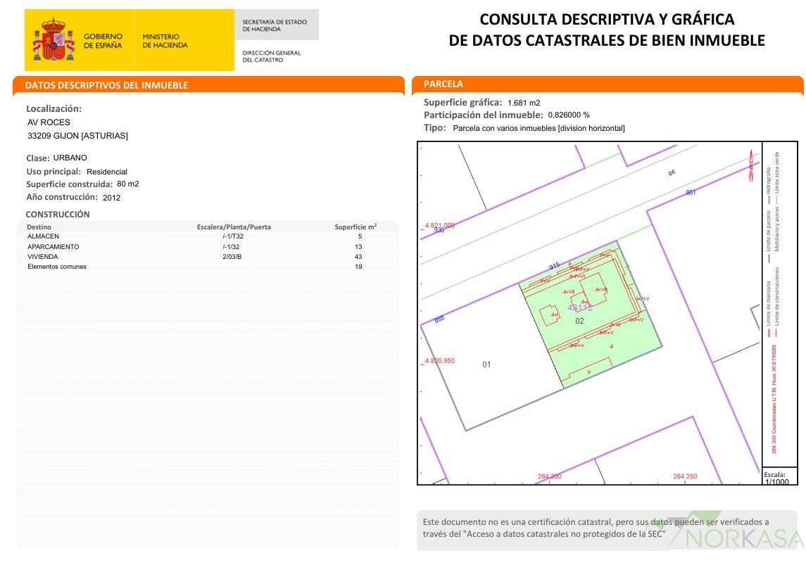Venta de apartamento en Gijón