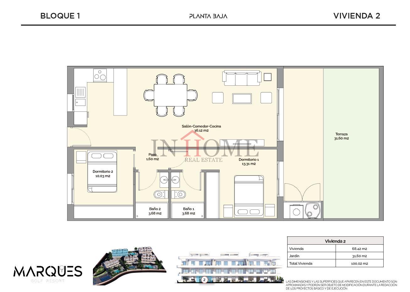 Venta de apartamento en Finestrat