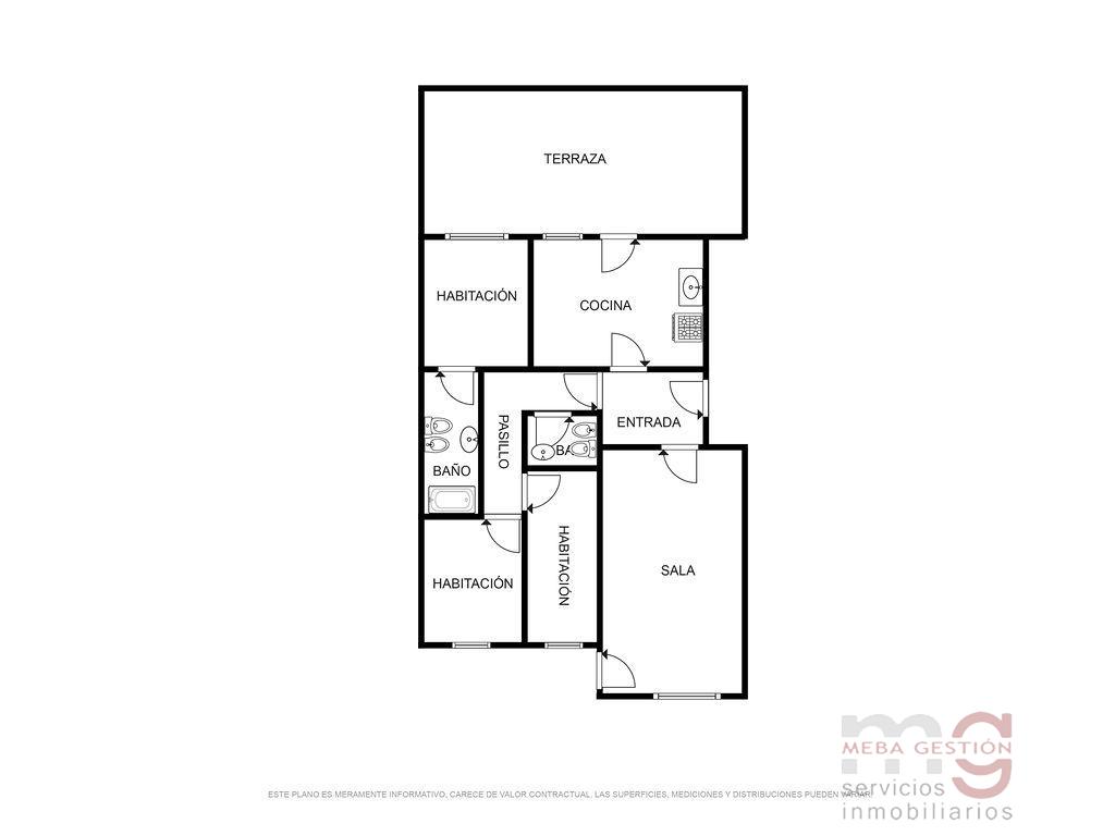 For sale of apartment in Castellón