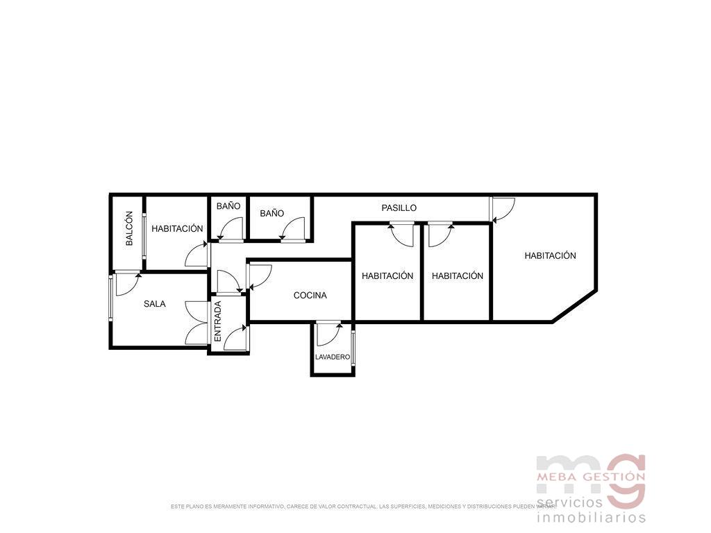 For sale of apartment in Castellón
