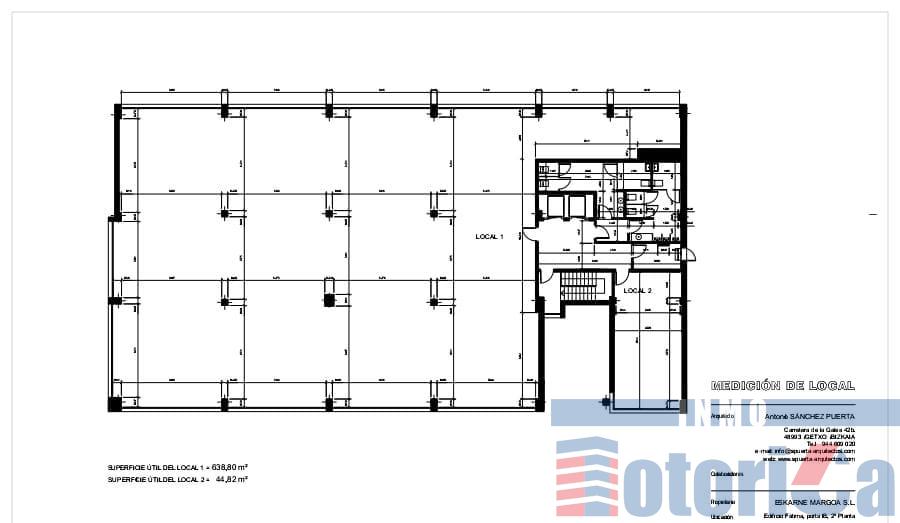 For sale of industrial plant/warehouse in Erandio