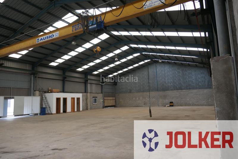 For rent of industrial plant/warehouse in Burriana