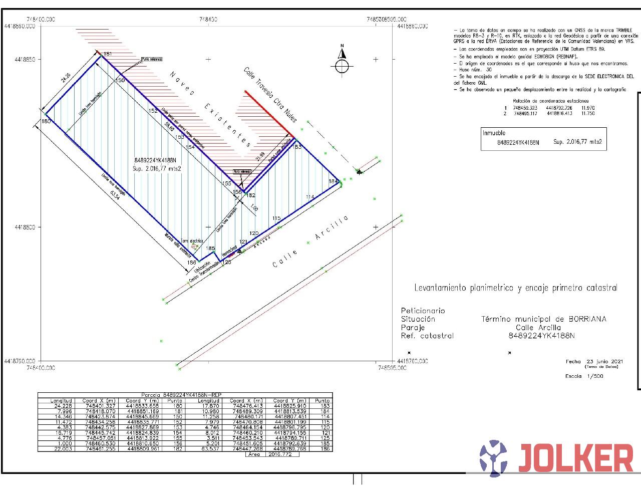 For sale of land in Burriana