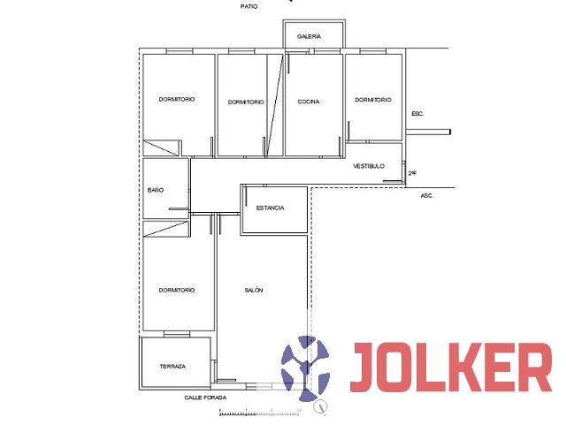 For sale of flat in Castellón