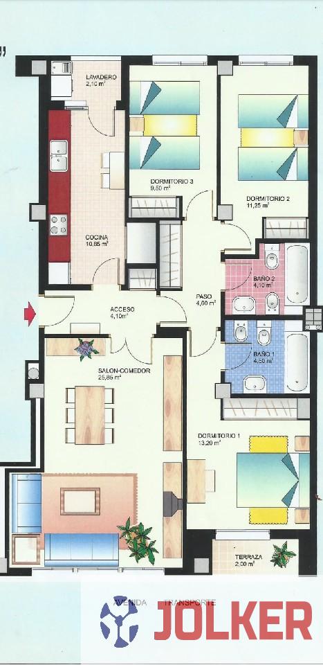 For sale of flat in Burriana