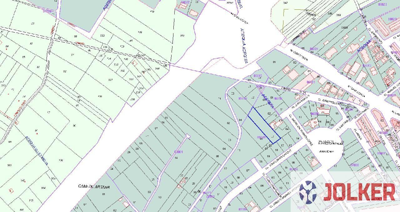 For sale of land in Burriana