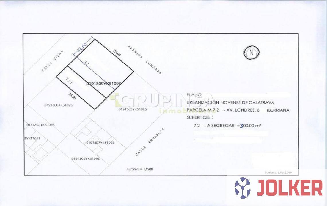 For sale of land in Burriana