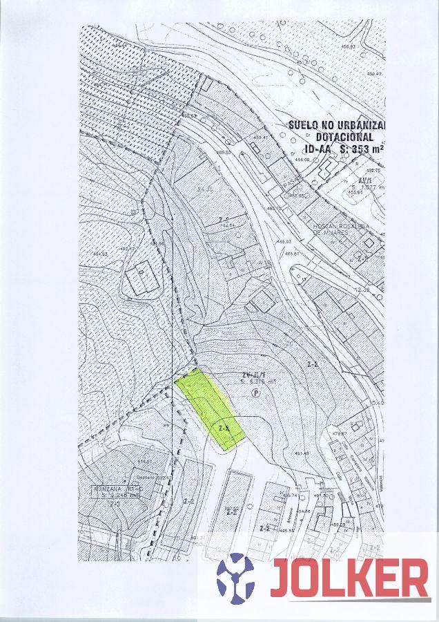 For sale of land in Montanejos