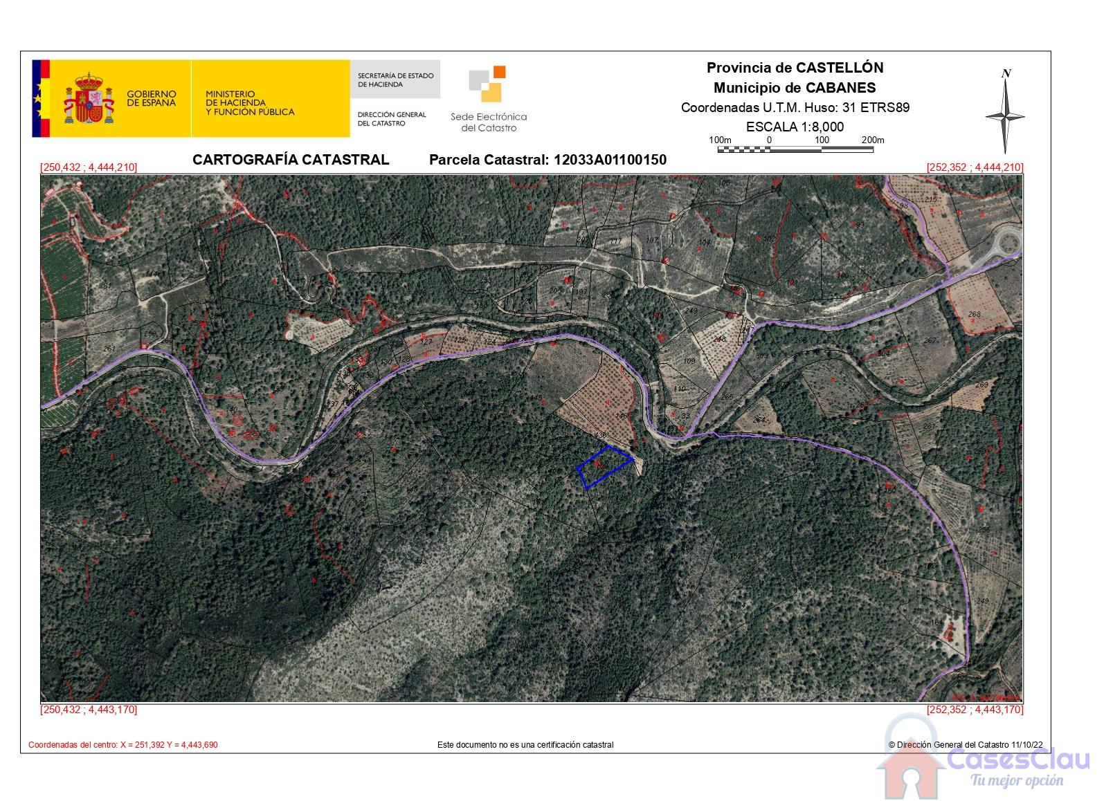 Venta de terreno en Cabanes