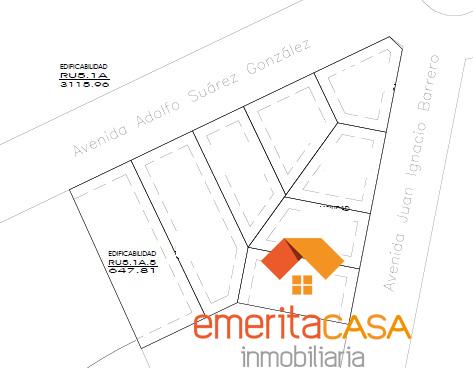 For sale of land in Mérida