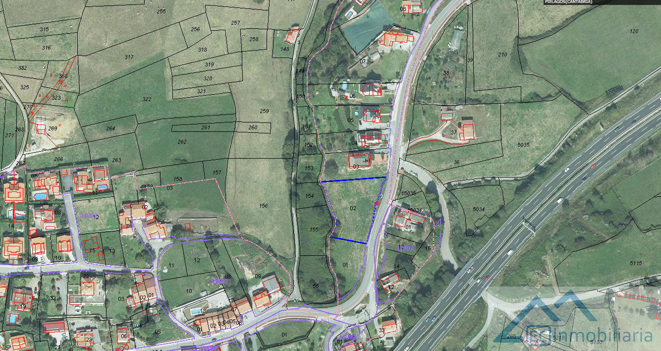 For sale of land in Piélagos