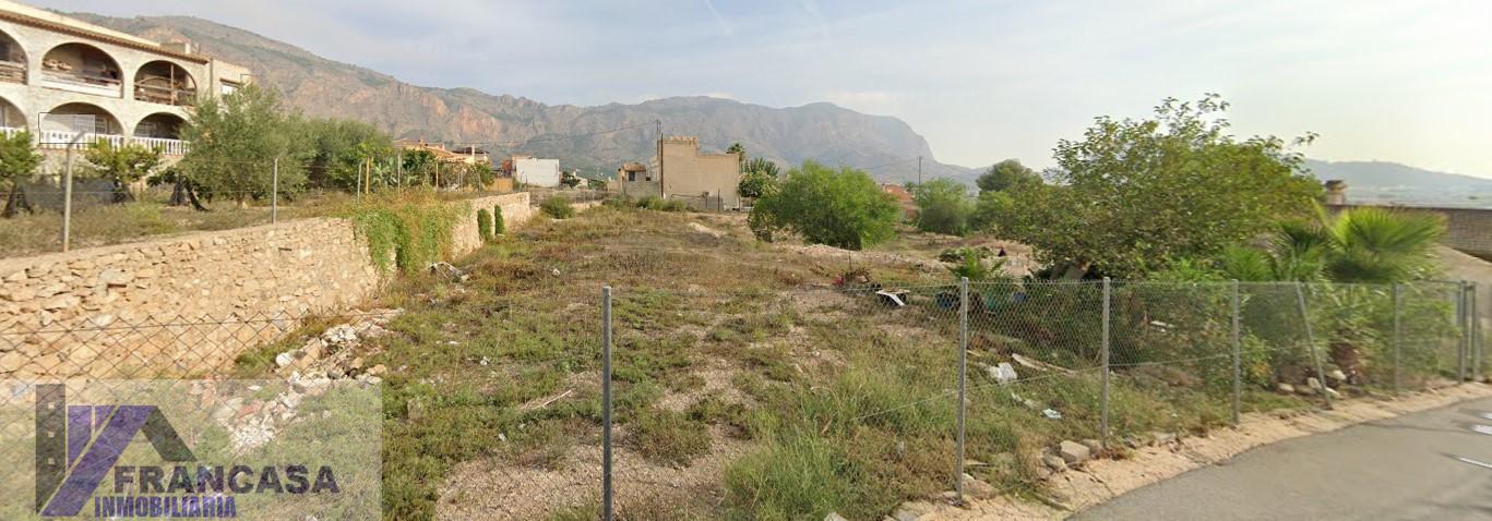 For sale of land in Orihuela