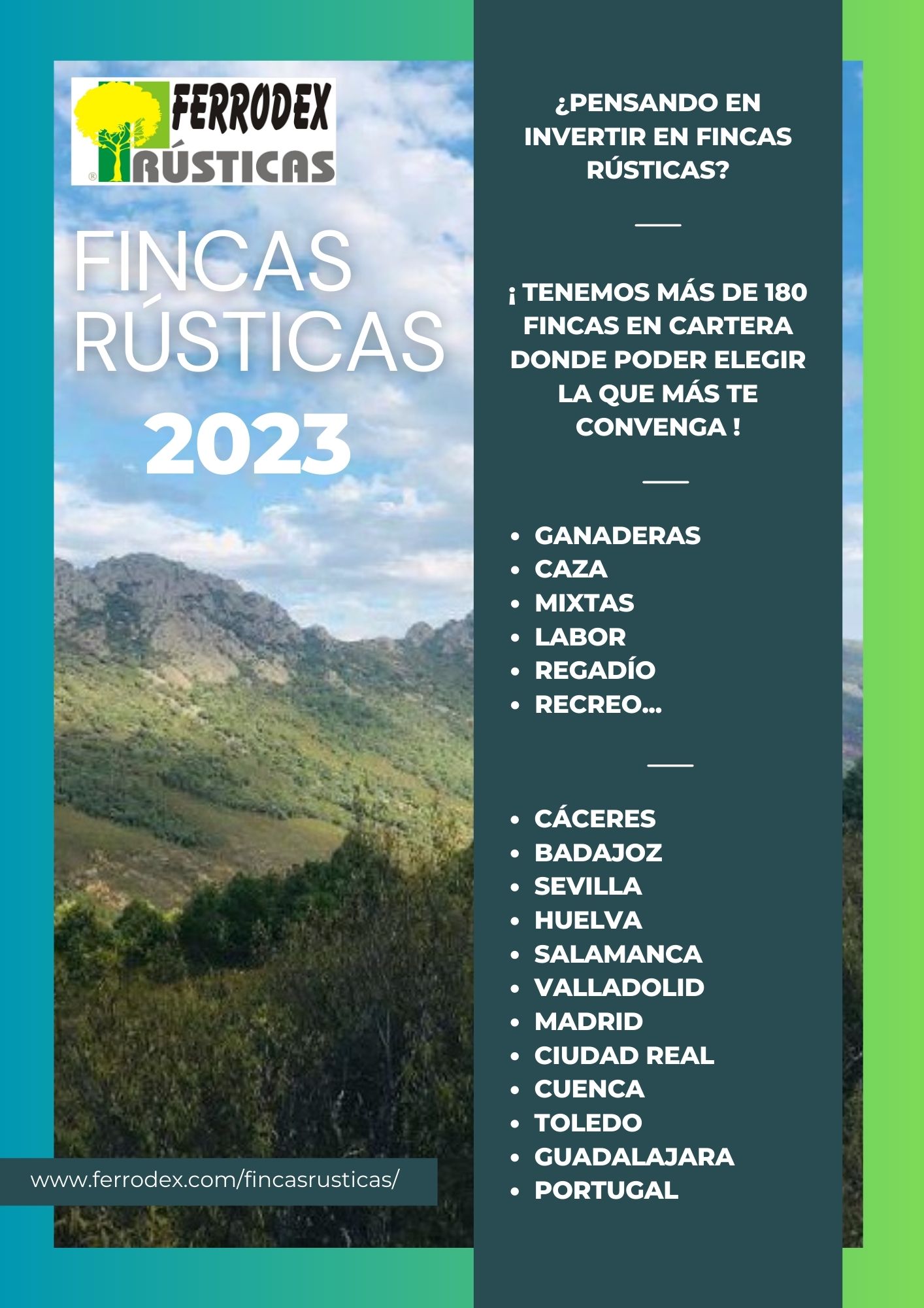 For sale of land in Guadalajara
