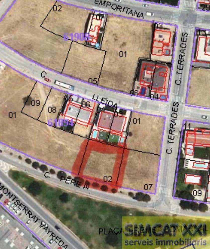 For sale of land in Figueres