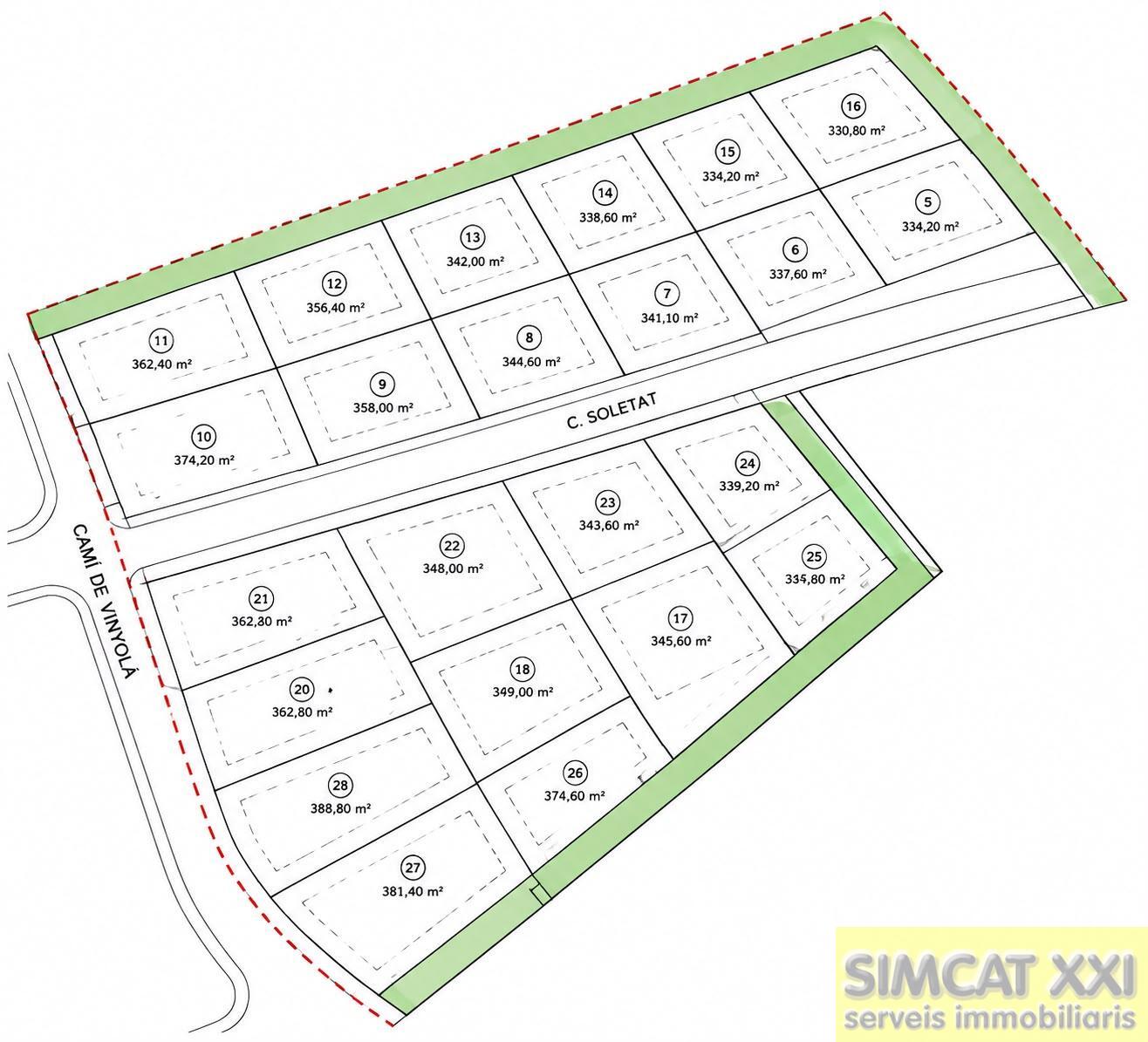 For sale of land in Vila-Sacra