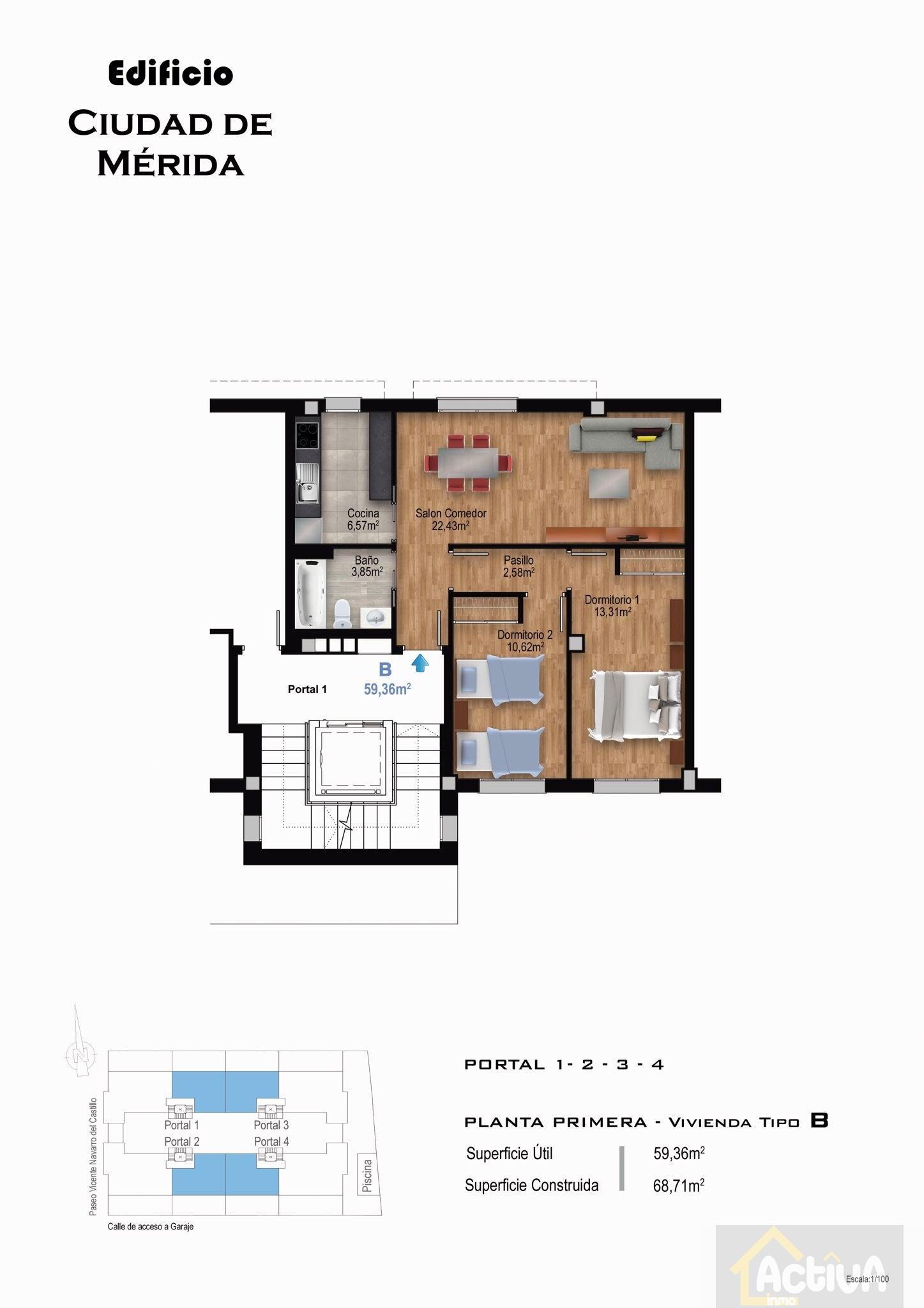 Venta de piso en Mérida