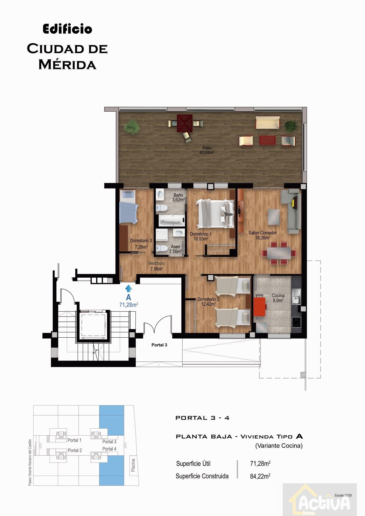 Venta de piso en Mérida