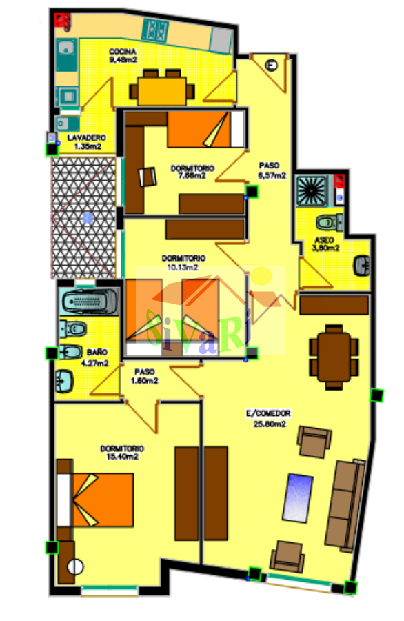 For sale of flat in Abarán