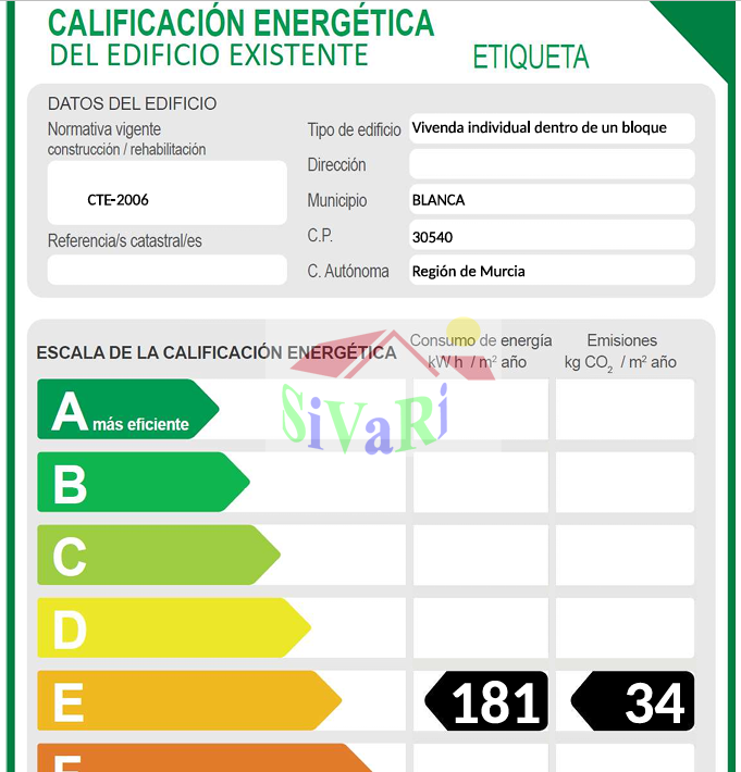 Venta de piso en Blanca