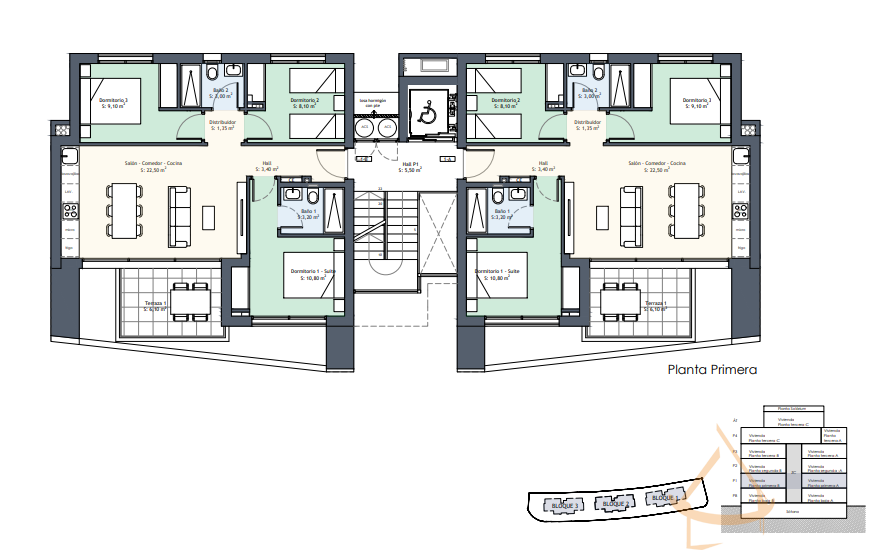 Zu verkaufen von appartement in
 Guardamar del Segura