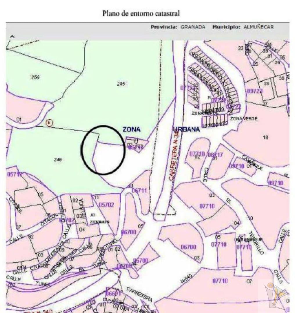 For sale of land in Almuñécar