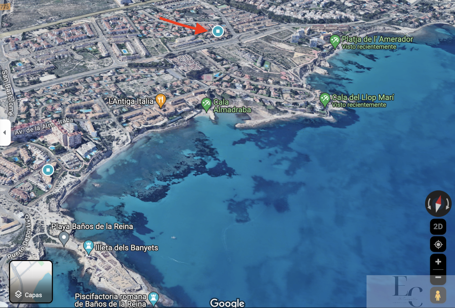 Verkoop van kleine villa in El Campello