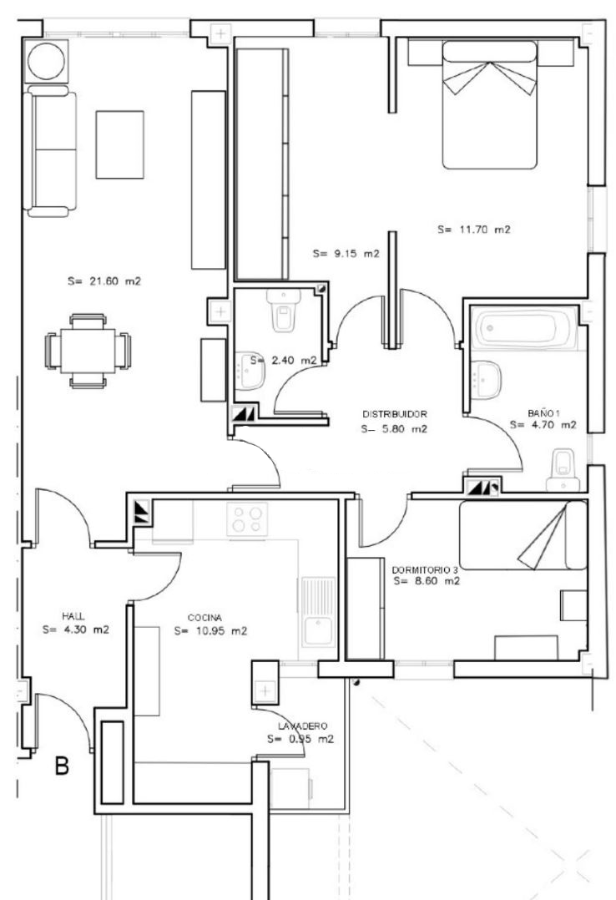 For sale of flat in Mérida