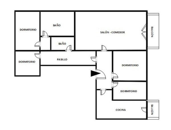 For sale of flat in Mérida