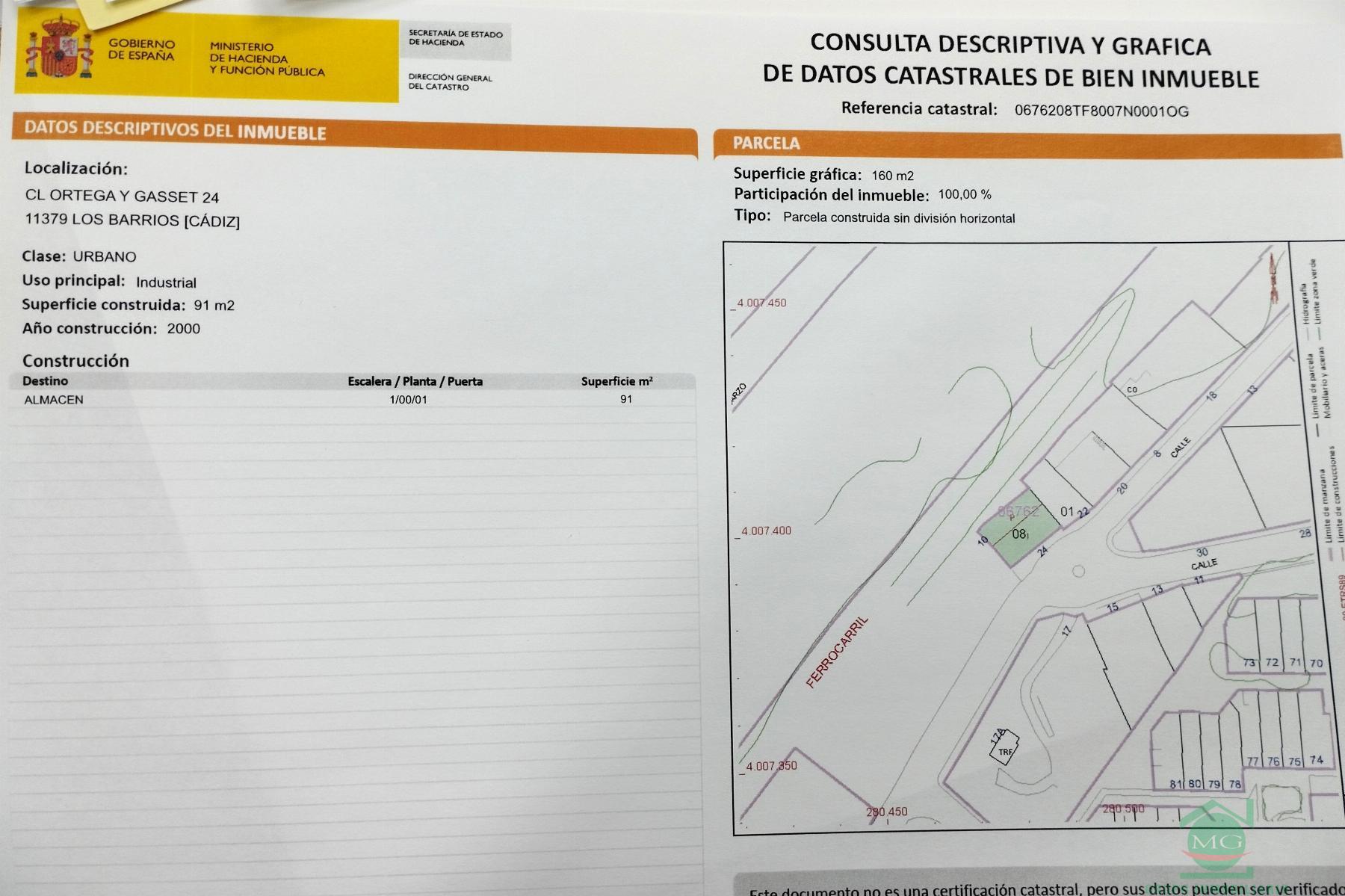 For sale of land in Los Barrios