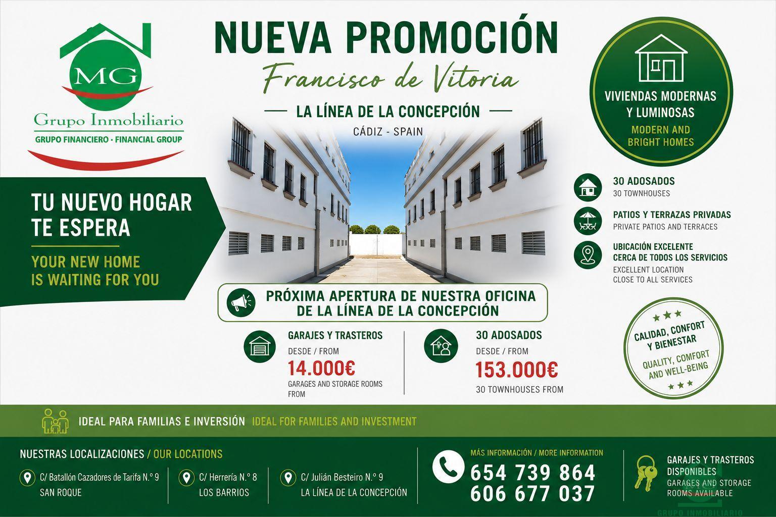 Venta de obra nueva en Los Barrios