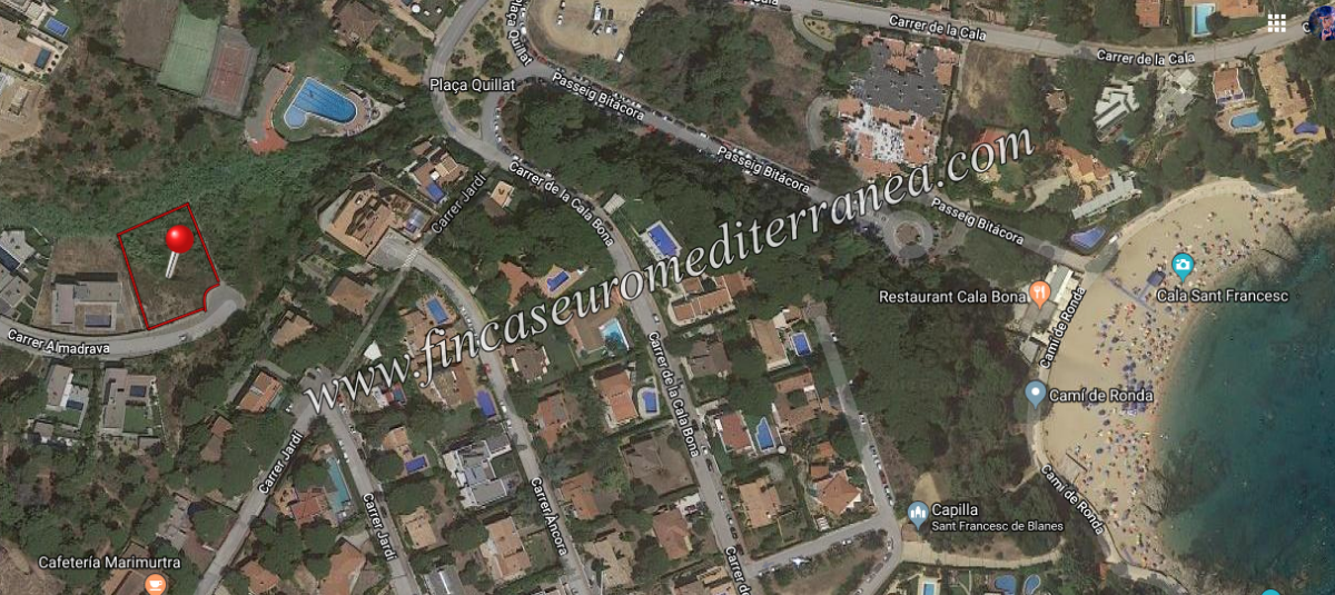 Vente de terrain dans Blanes