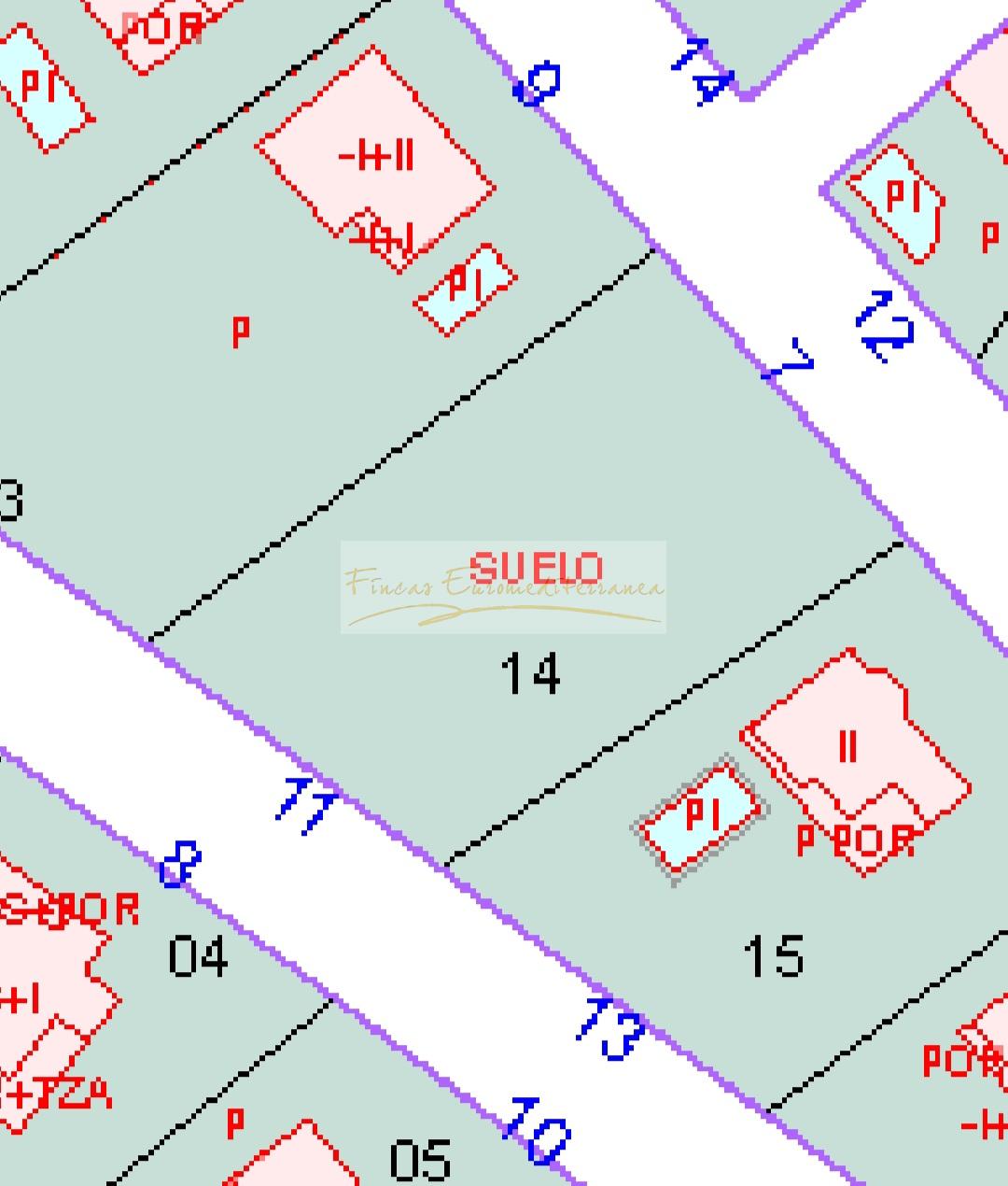 For sale of land in Calella