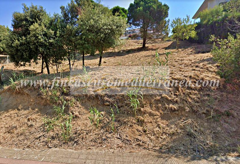 For sale of land in Calella