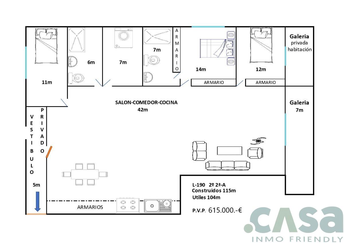 For sale of flat in Barcelona