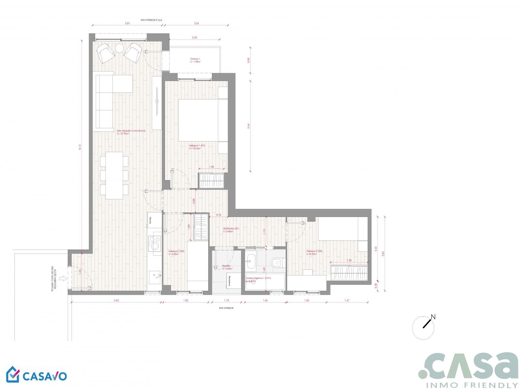 For sale of flat in Barcelona