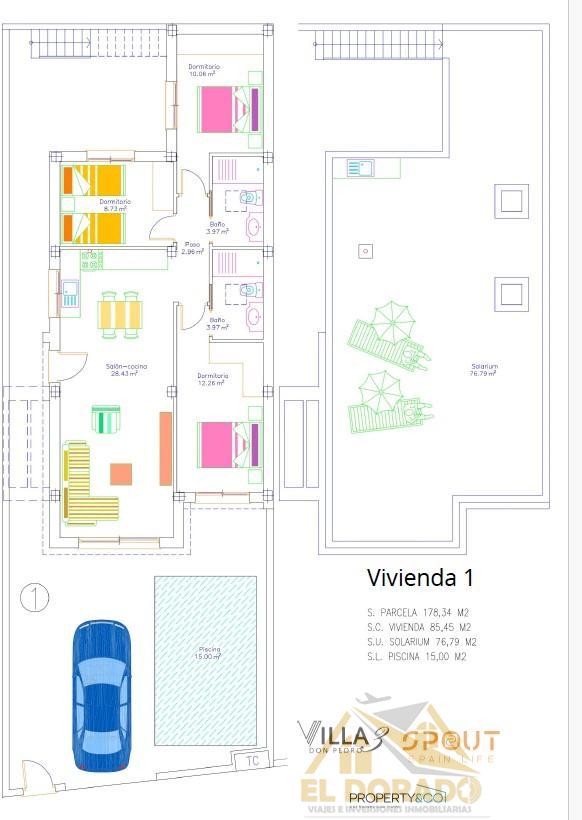 For sale of villa in San Javier