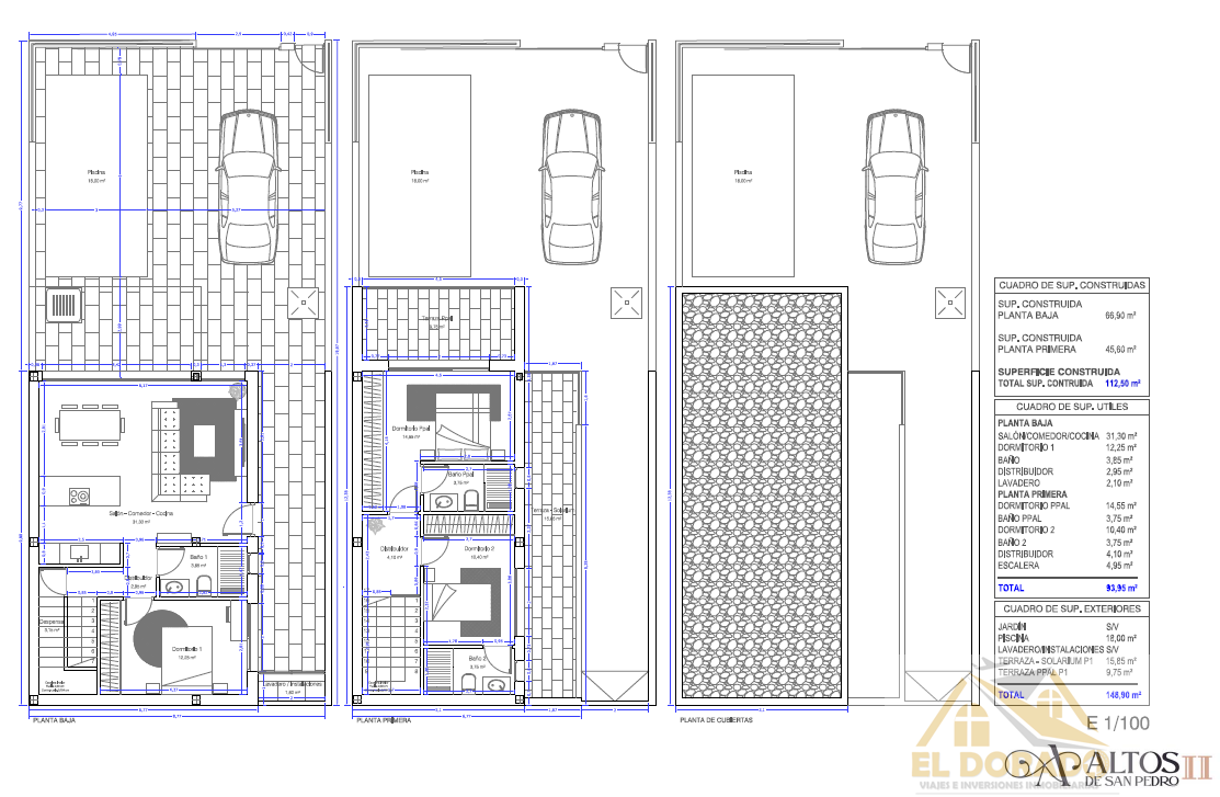 Venta de villa en San Pedro del Pinatar