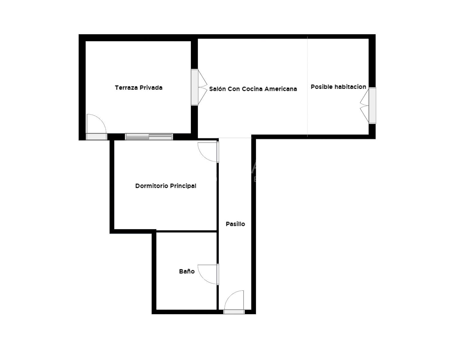 For sale of flat in Málaga