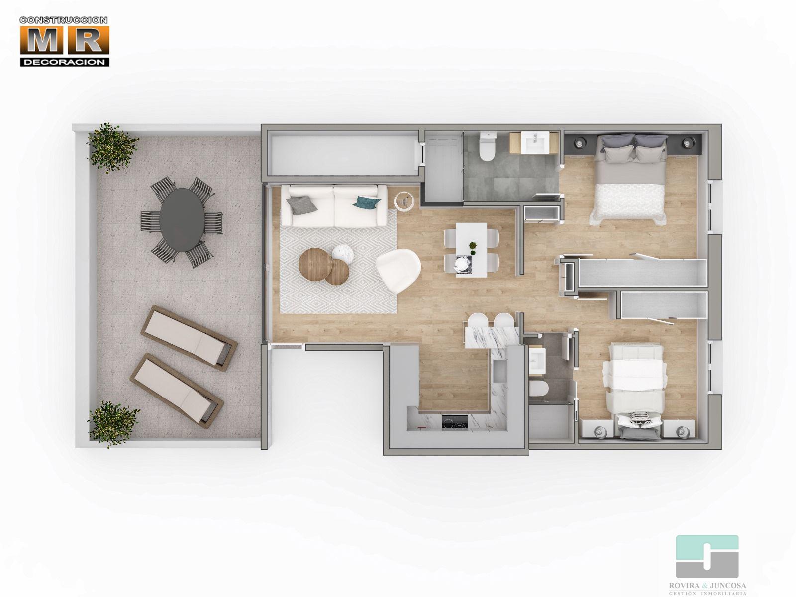 For rent of penthouse in Castelldefels