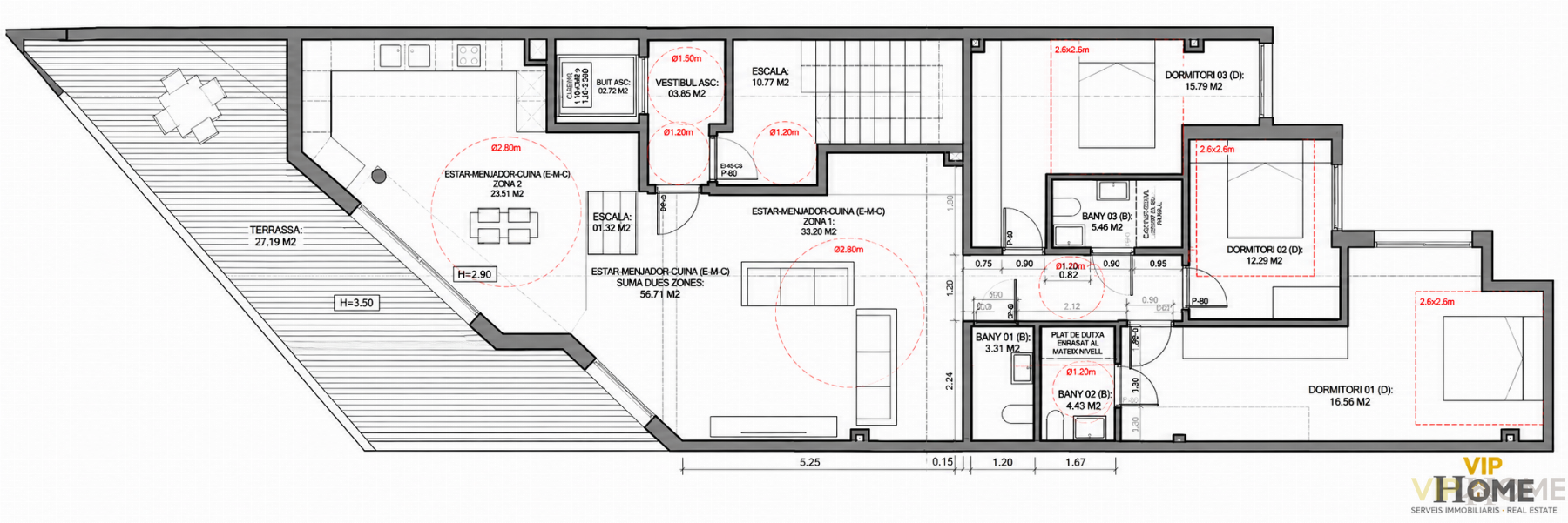 Venta de apartamento en Santa Cristina D´aro