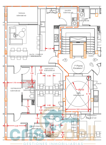 For sale of flat in Lorca