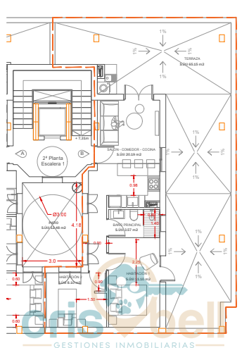 For sale of flat in Lorca