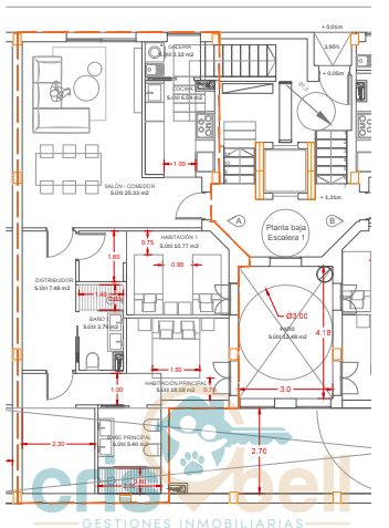 For sale of flat in Lorca