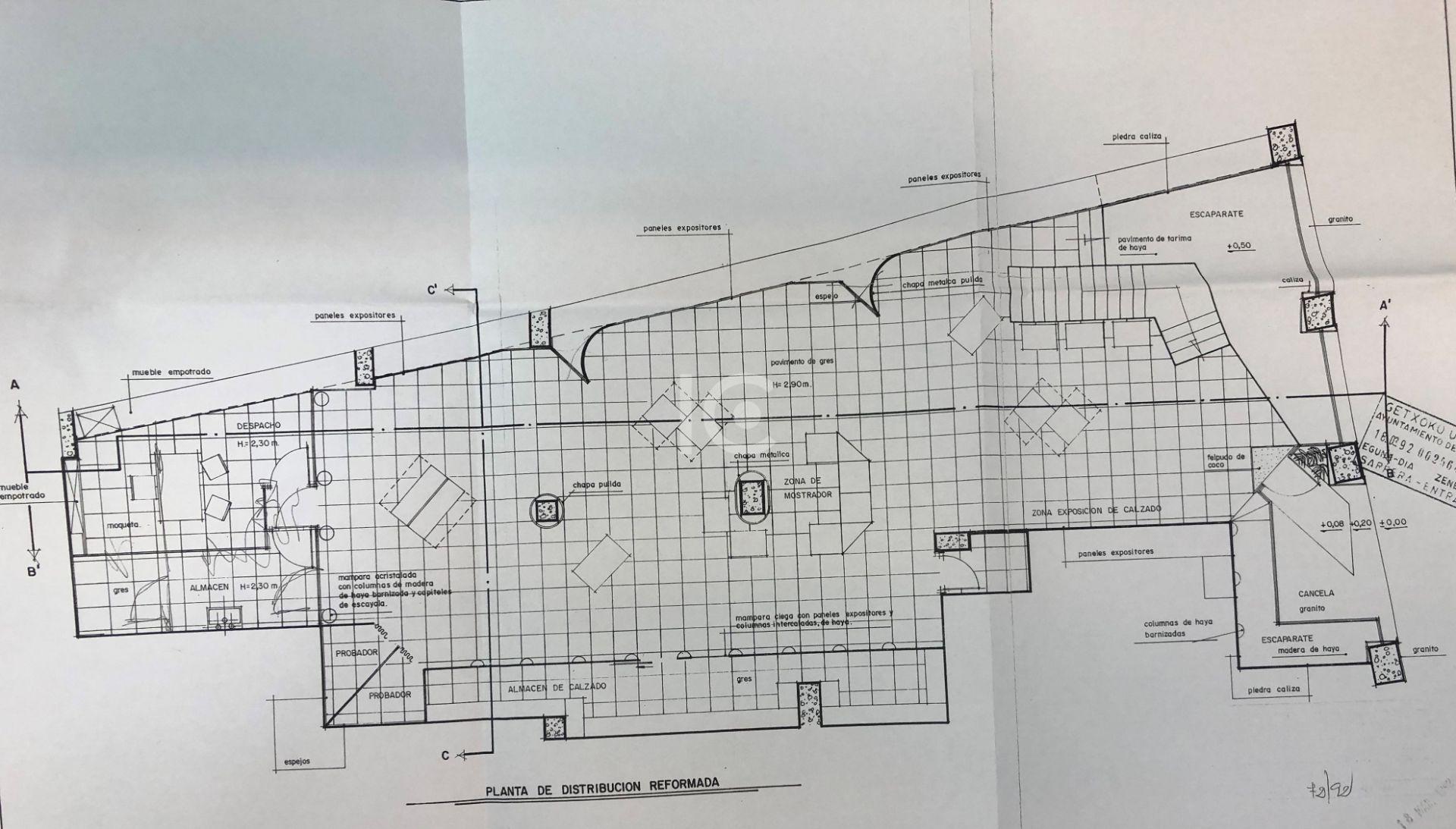 For rent of commercial in Getxo
