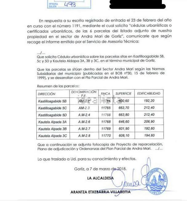 Vente de terrain dans Gorliz