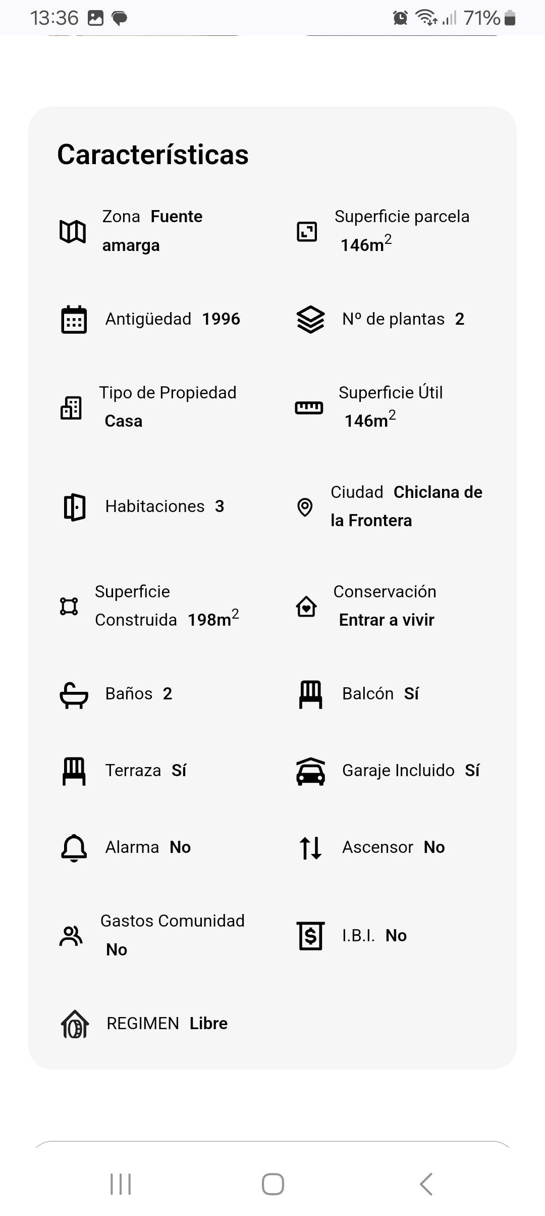 For sale of house in Chiclana de la Frontera