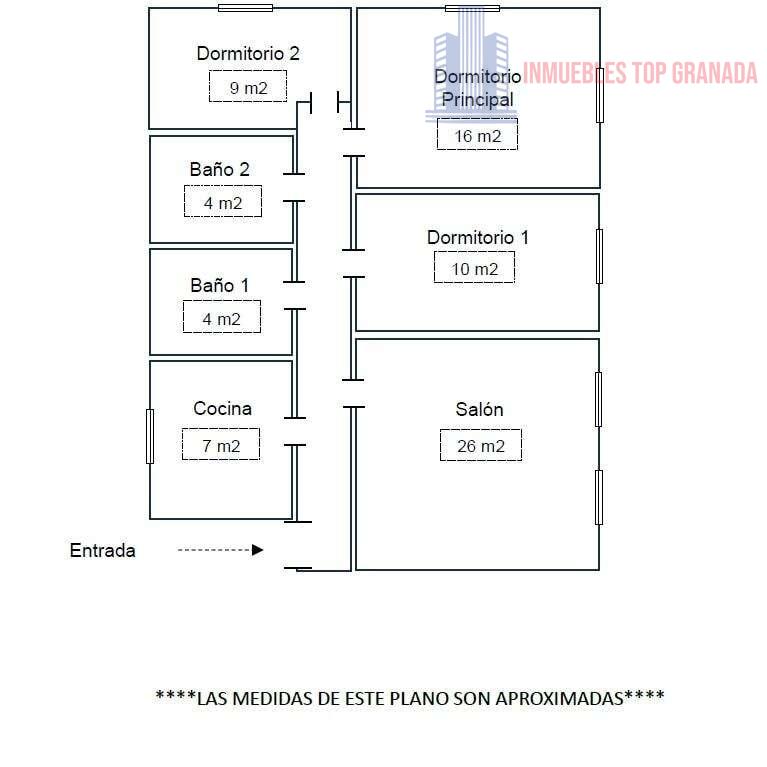 For sale of flat in Granada