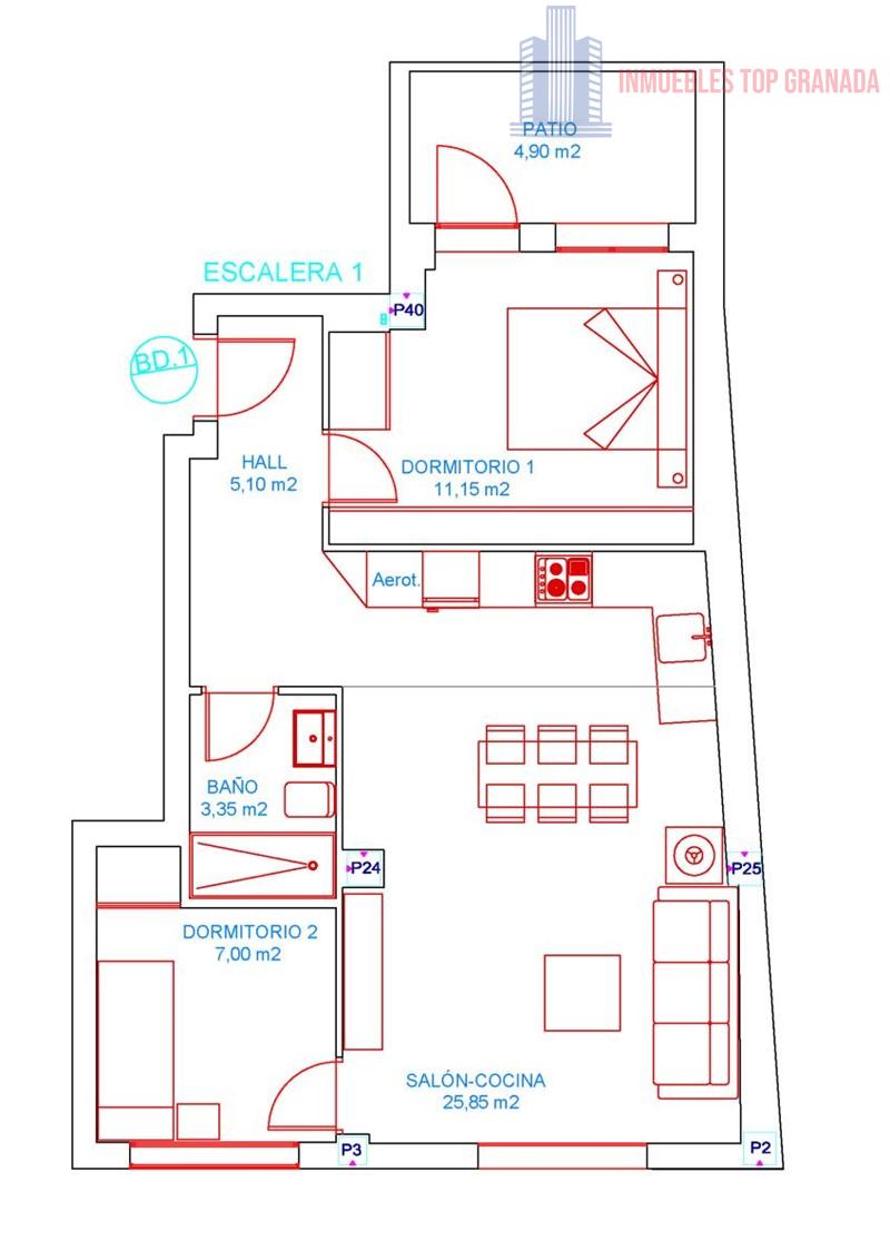 For sale of flat in Armilla
