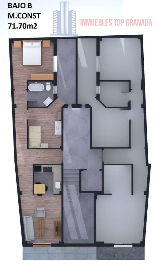 For sale of apartment in La Zubia